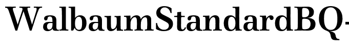 WalbaumStandardBQ-Medium
