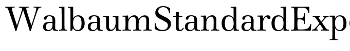 WalbaumStandardExpertBQ-RegularOsF