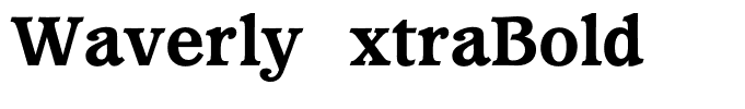 WaverlyExtraBold