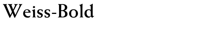 Weiss-Bold