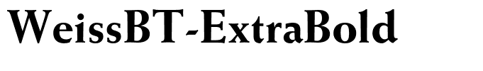 WeissBT-ExtraBold
