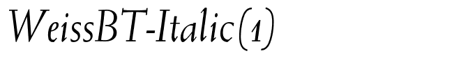WeissBT-Italic(1)