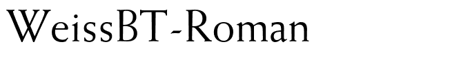 WeissBT-Roman