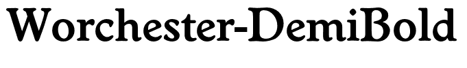 Worchester-DemiBold