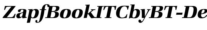 ZapfBookITCbyBT-DemiItalic