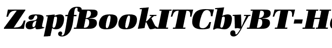 ZapfBookITCbyBT-HeavyItalic