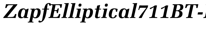 ZapfElliptical711BT-BoldItalic