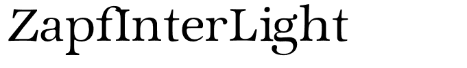 ZapfInterLight