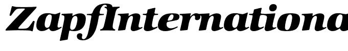 ZapfInternationalBQ-HeavyItalic
