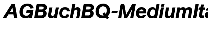 AGBuchBQ-MediumItalic