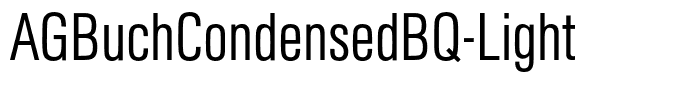 AGBuchCondensedBQ-Light