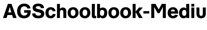 AGSchoolbook-Medium