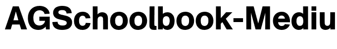 AGSchoolbook-MediumA