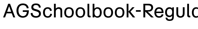 AGSchoolbook-Regular