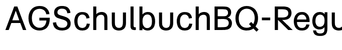 AGSchulbuchBQ-Regular