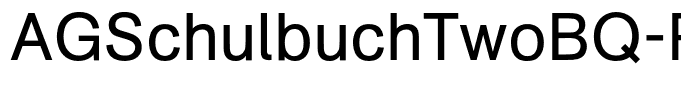 AGSchulbuchTwoBQ-Regular