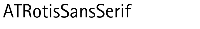 ATRotisSansSerif