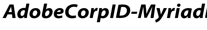 AdobeCorpID-MyriadBdIt