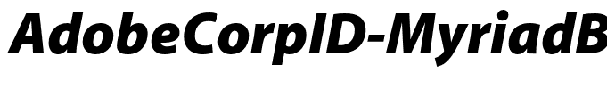 AdobeCorpID-MyriadBlIt