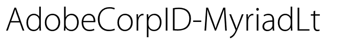 AdobeCorpID-MyriadLt