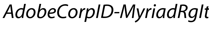 AdobeCorpID-MyriadRgIt