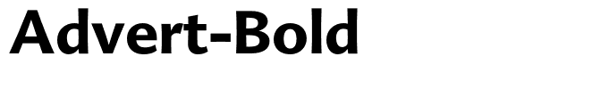 Advert-Bold