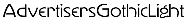 AdvertisersGothicLight