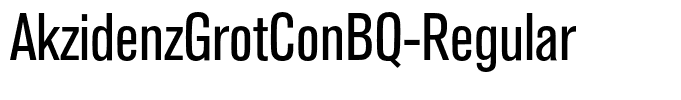 AkzidenzGrotConBQ-Regular
