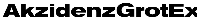 AkzidenzGrotExtBQ-Bold