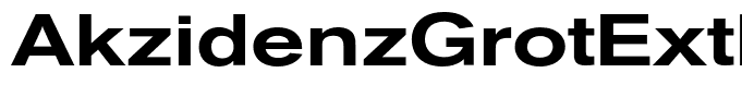 AkzidenzGrotExtBQ-Medium