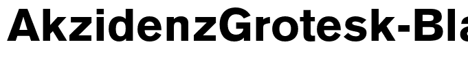AkzidenzGrotesk-Black