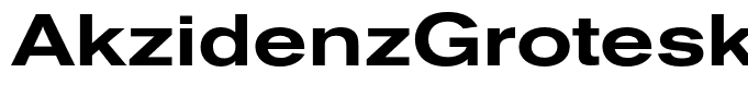 AkzidenzGroteskBE-MdEx