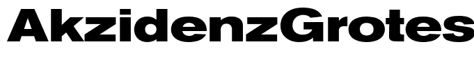 AkzidenzGroteskBQ-BoldExt