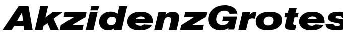 AkzidenzGroteskBQ-BoldExtIt