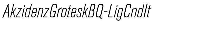 AkzidenzGroteskBQ-LigCndIt