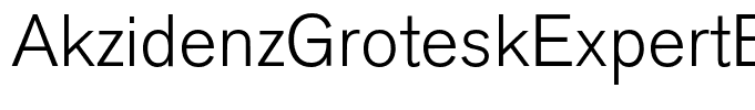 AkzidenzGroteskExpertBQ-LightOsF
