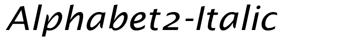 Alphabet2-Italic
