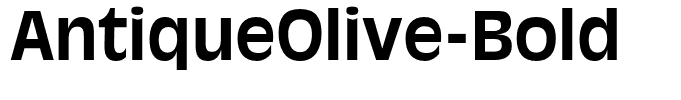 AntiqueOlive-Bold