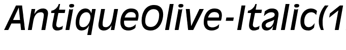 AntiqueOlive-Italic(1)