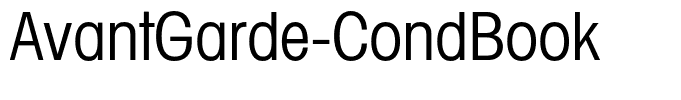 AvantGarde-CondBook