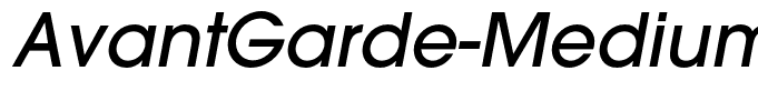 AvantGarde-MediumObl(1)