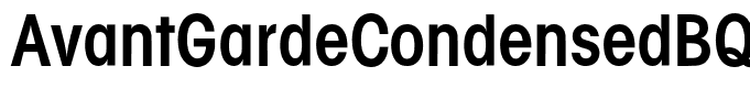 AvantGardeCondensedBQ-DemiBold