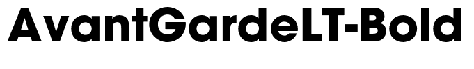 AvantGardeLT-Bold