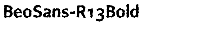BeoSans-R13Bold