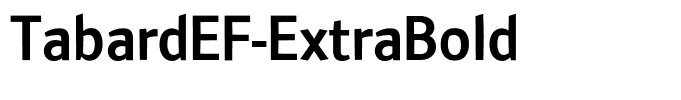 TabardEF-ExtraBold