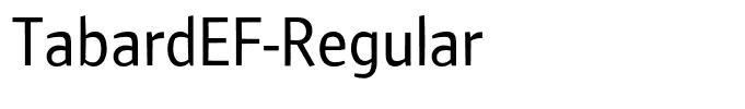 TabardEF-Regular