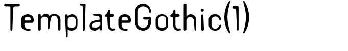 TemplateGothic(1)