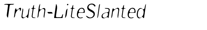 Truth-LiteSlanted