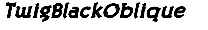 TwigBlackOblique