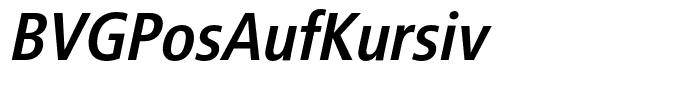 BVGPosAufKursiv